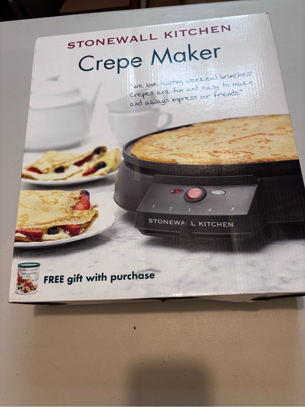 Stone Cold Fox Black Crepe Maker Electric Griddle